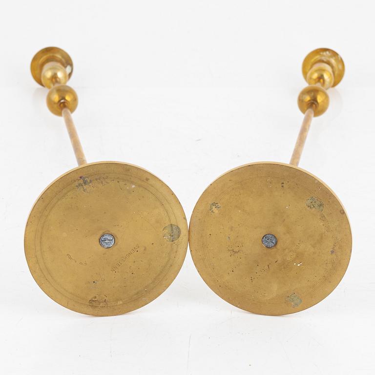 Estrid Ericson, ljusstakar, ett par, "Kulan", Firma Svenskt Tenn.