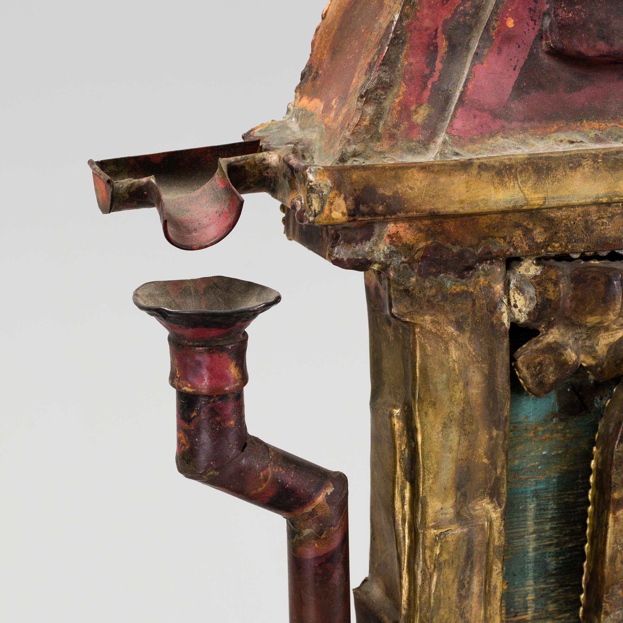 A mixed media sculpture by Claes E. Giertta.