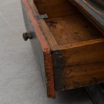 A 18/19th century  pine wall cabinet.