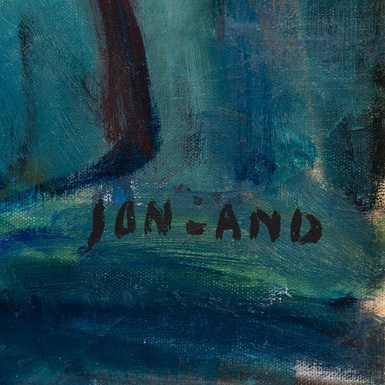 John Jon-And, "Gamla Slussen Trollhättan 1921" (The Old Lock Trollhättan [Canal] 1921).