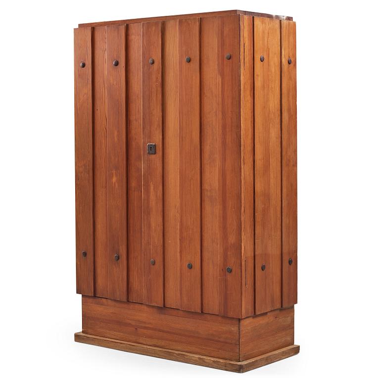 Axel Einar Hjorth, a stained pine 'Lovö' cabinet, Nordiska Kompaniet, 1930s.