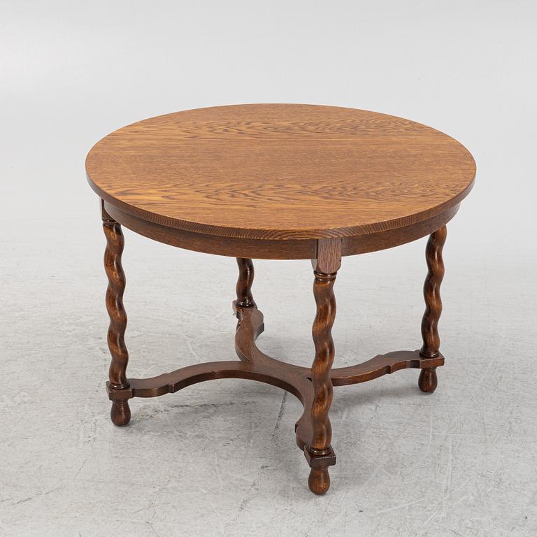 An oak coffee table, Nordiska Kompaniet, Sweden, 1920's.