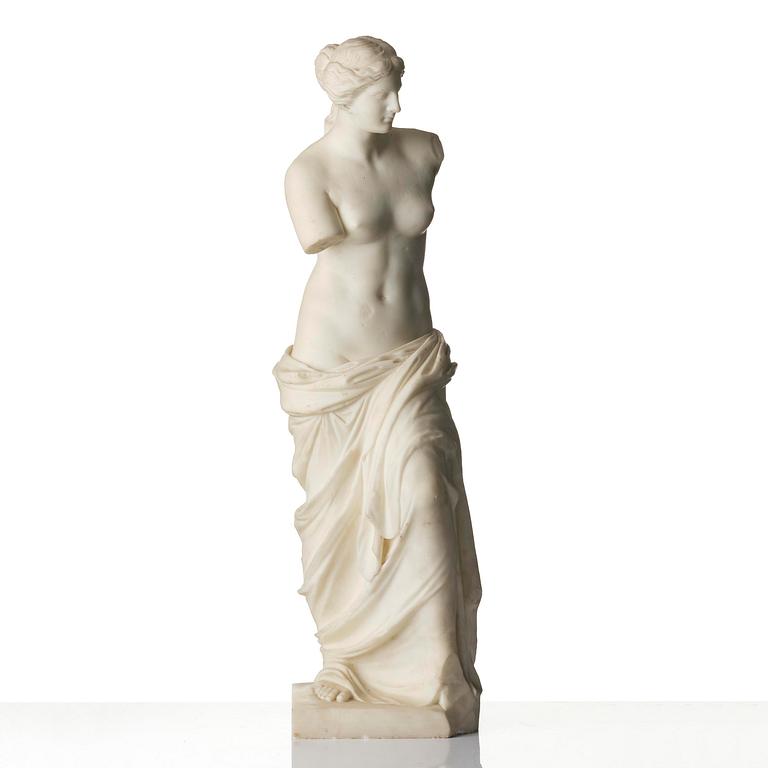"Venus de Milo", troligen Italien, Grand Tour-souvenir, 1800-tal.