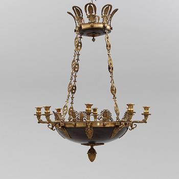TAKAMPEL, empirestil, omkring år 1900. Höjd ca 85 cm.