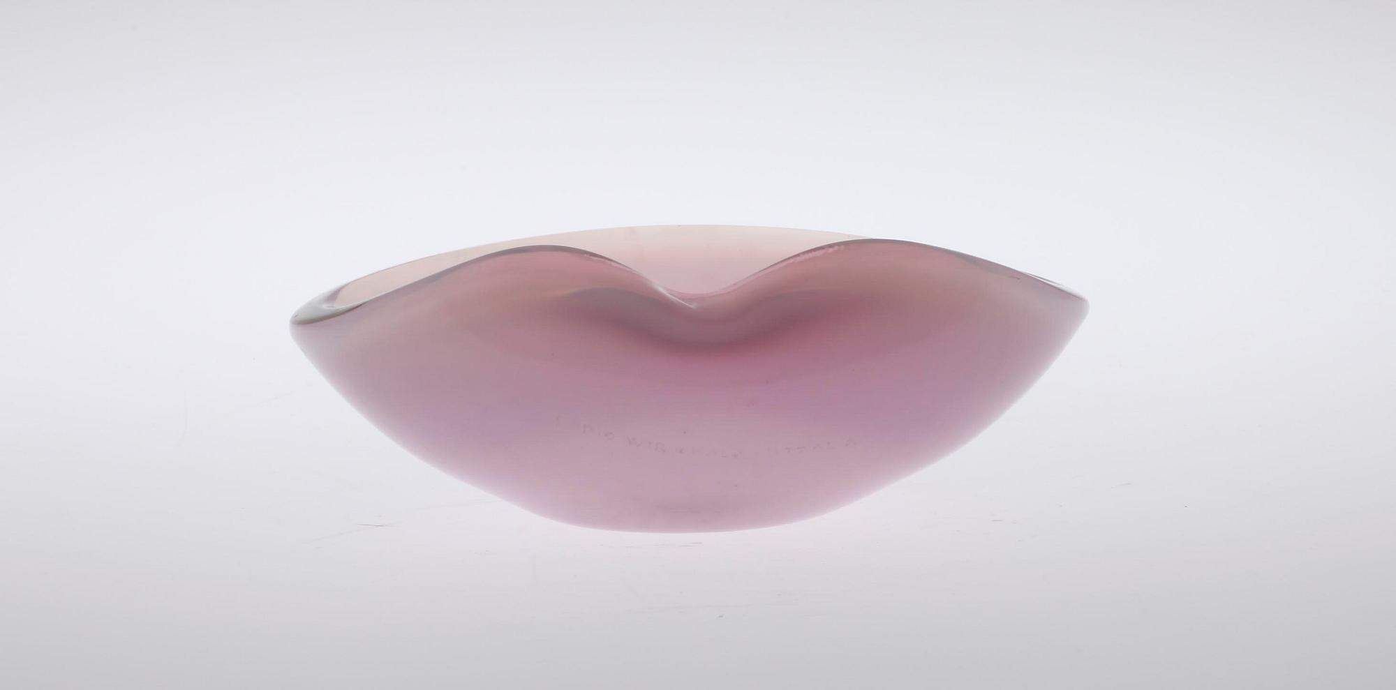 TAPIO WIRKKALA (FINLAND), skål, glas, sign. Tapio Wirkkala, Iittala.