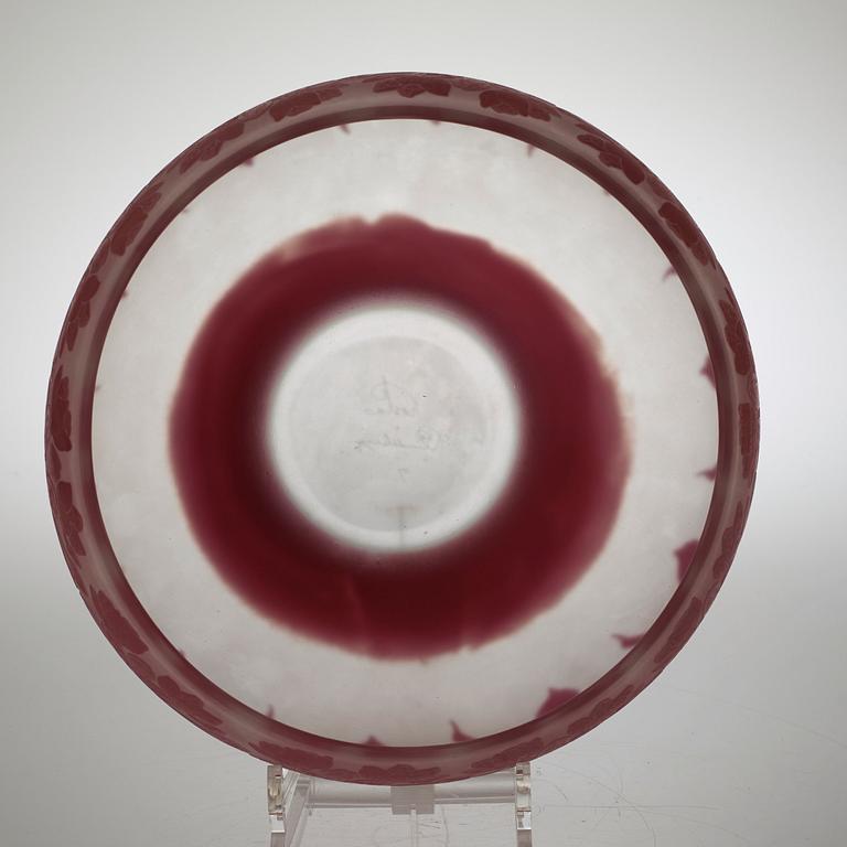 KARL LINDEBERG, skål, glas, Kosta, jugend.