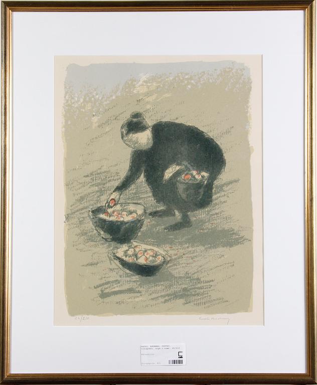 RUDBERG, GUSTAV, litografi, sign o numr. 26/210.