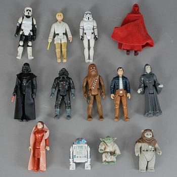 SAMLING STAR WARS FIGURER, 35 stycken, Kenner, 1970/80-tal.