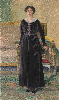 Olof (Olle) Skogman, Porträtt av Lucie Stenberg (född Semb) (1883-1971).