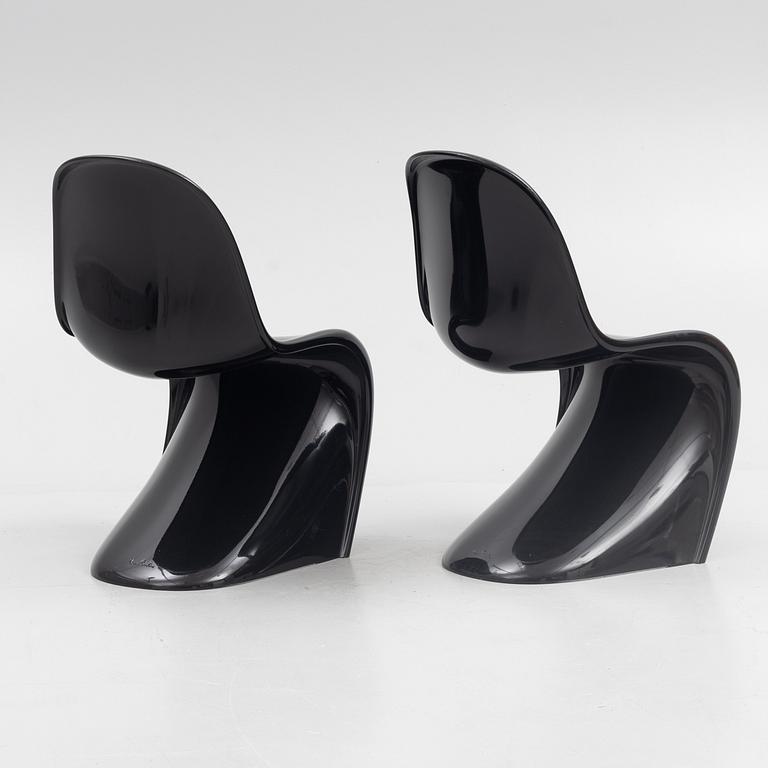 Verner Panton, a pair of 'Panton Classic Chair' chairs, Vitra.