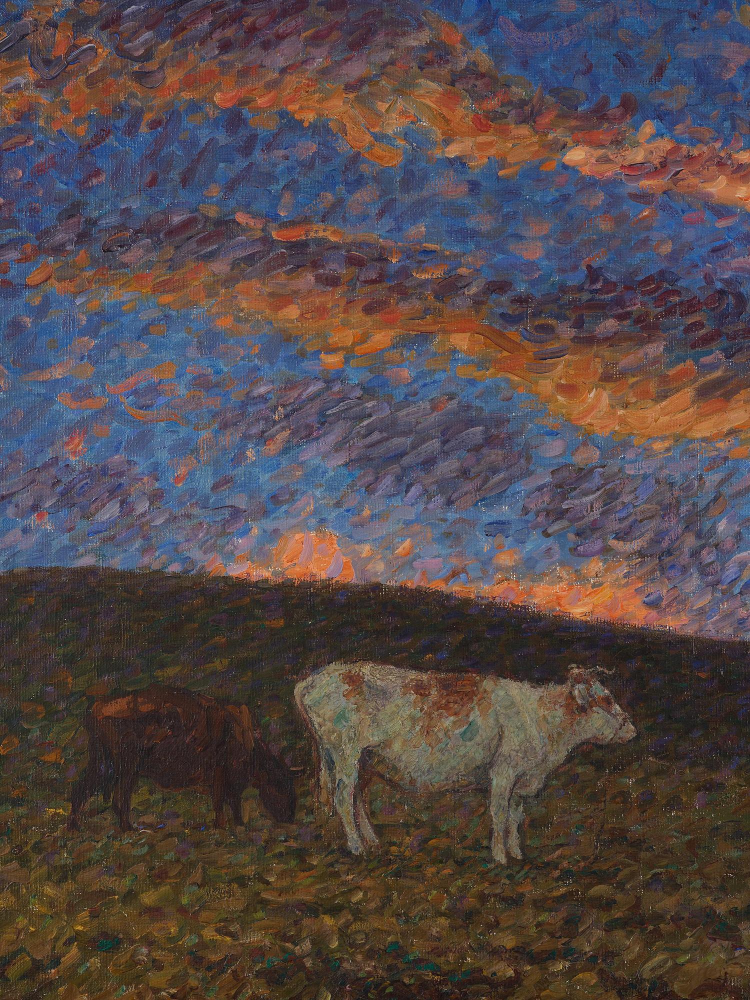 Nils Kreuger, "Röda Moln" ("Red clouds", motif from Båstad).
