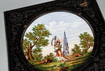 BRICKBORD/VISITKORTSBORD, nyrenässans, sent 1800-tal.