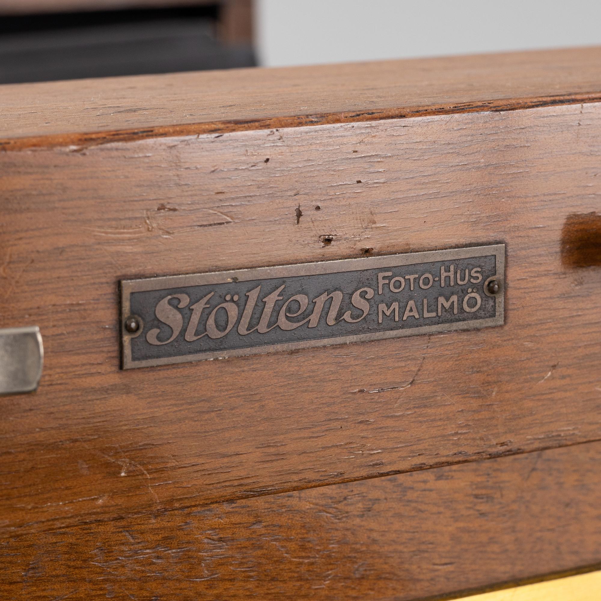 Large format camera, Stölten & Simmonsen Photographic Magazine Malmö, around 1900.