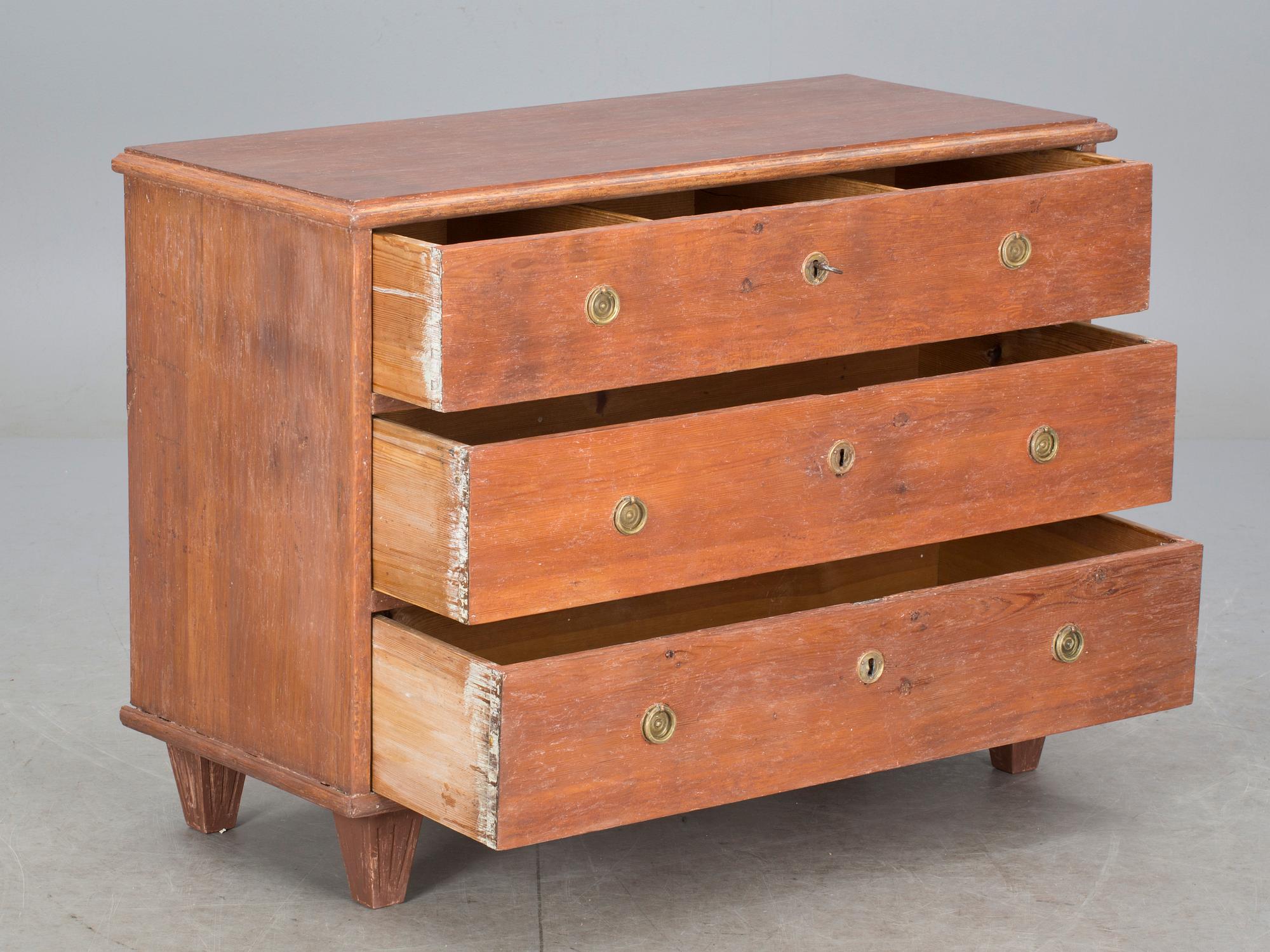 BYRÅ, allmoge. Sengustaviansk omkring 1800.