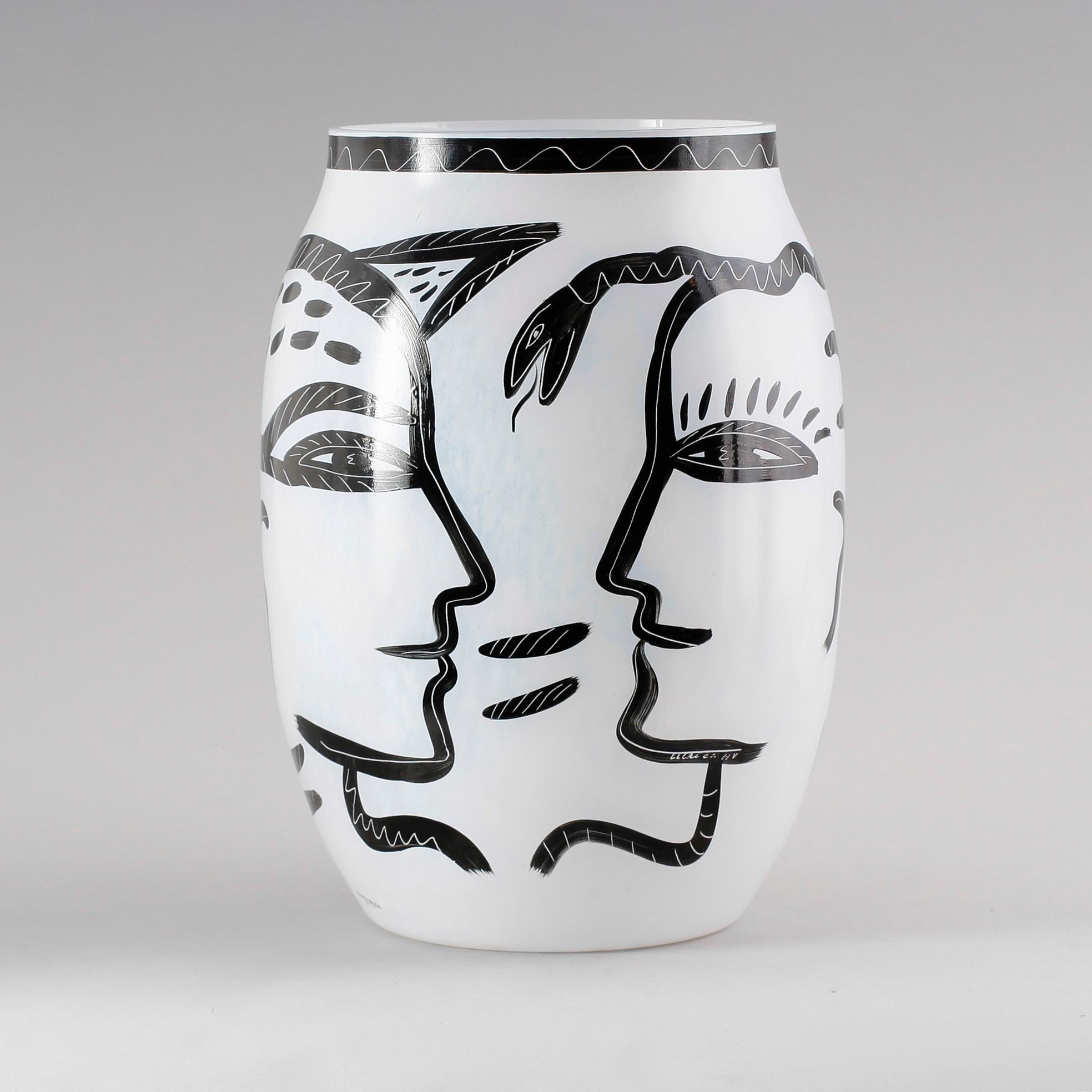 VAS, glas, "Caramba", Ulrica Hydman-Vallien, Kosta Boda.