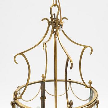A pair of Gustavian style lanterns, late 20th century.