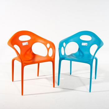 KARMSTOLAR, ett par. "Supernatural" design Ross Lovegrove".