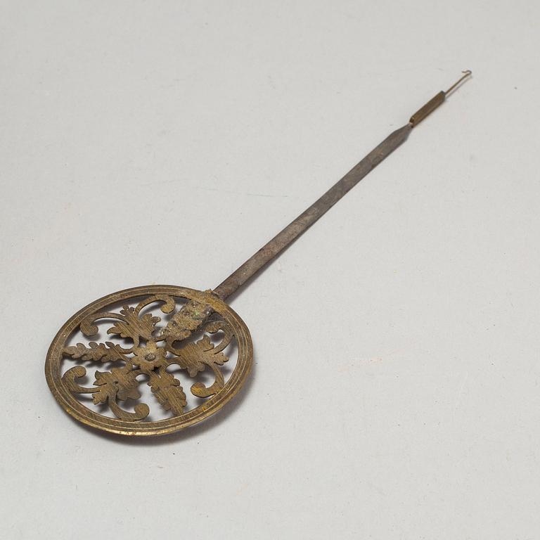 PENDULUM CLOCK, mid 19th century.