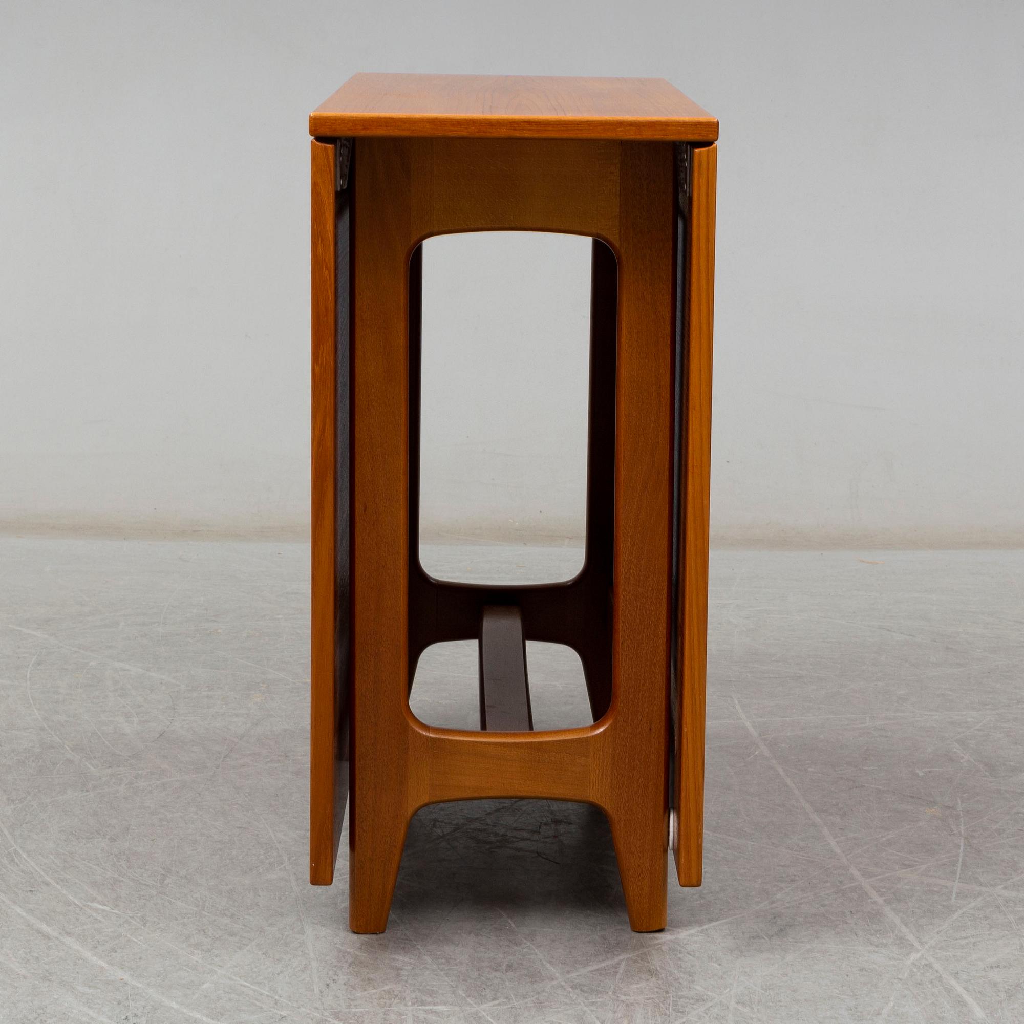 BENDT WINGE, a teak gate-leg table from Kleppes Møbelfabrik, Norway.