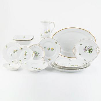 Dinner service, porcelain, 51 pieces, Bing & Grøndahl, Denmark.