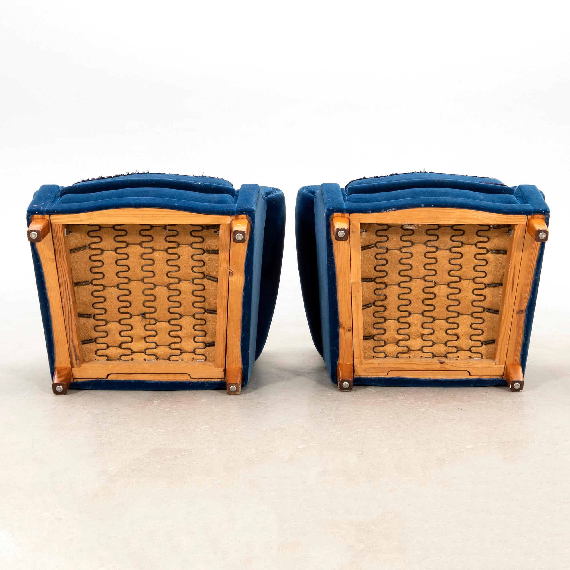 Fåtöljer ett par "Helsingborg" DUX 1950-tal.