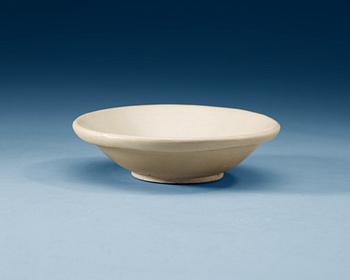 A white glazed dish, Song dynasty (960-1279).