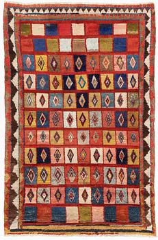 Matta, semiantik Chahar Mahal/Bakhtiari Khershak, ca 276 x 179-195 cm.