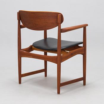 A teak armchair by Arne Hovmand-Olsen for Jutex, Denmark, 1950's.