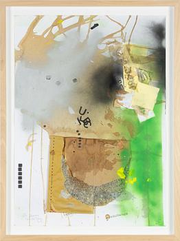 Sten Hansson, mixed media on paper, signed and dated 2011.