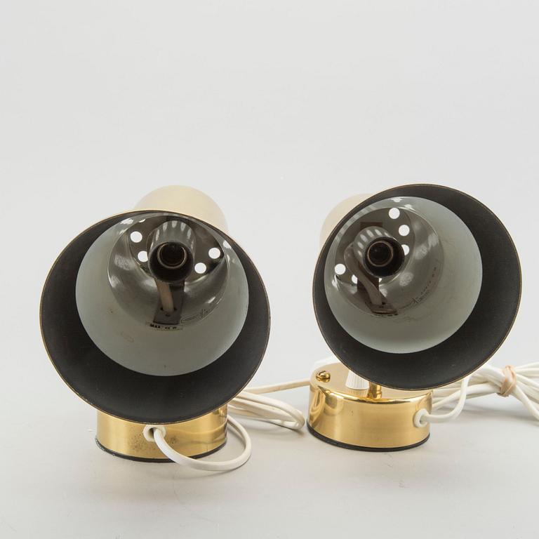 HANS-AGNE JAKOBSSON, brass wall lights.