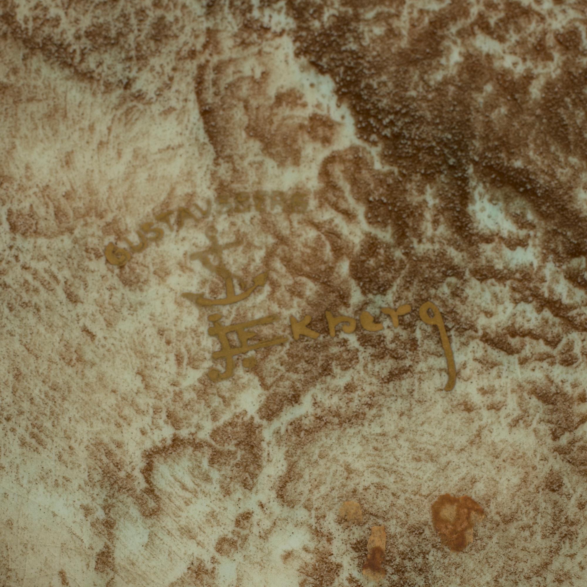 SKÅL, flintgods, Josef Ekberg Gustavsberg, 1920/30-tal.