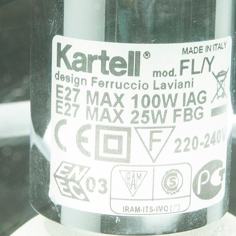 TAKLAMPA, "FL/Y", Ferruccio Laviani, Kartell, Italien.