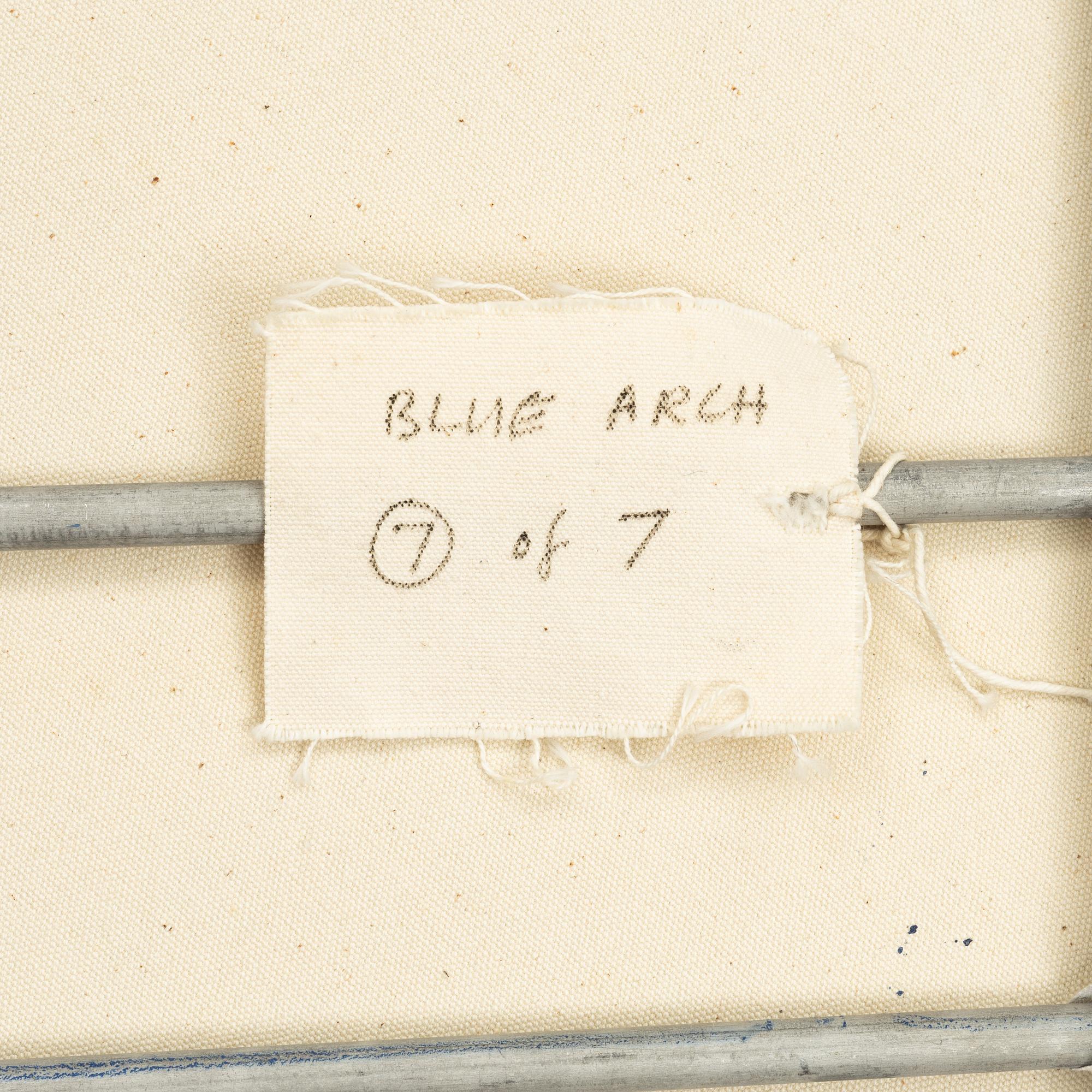 Richard Smith, oil on canvas, 7 parts, signed and dated -79 on label verso.
