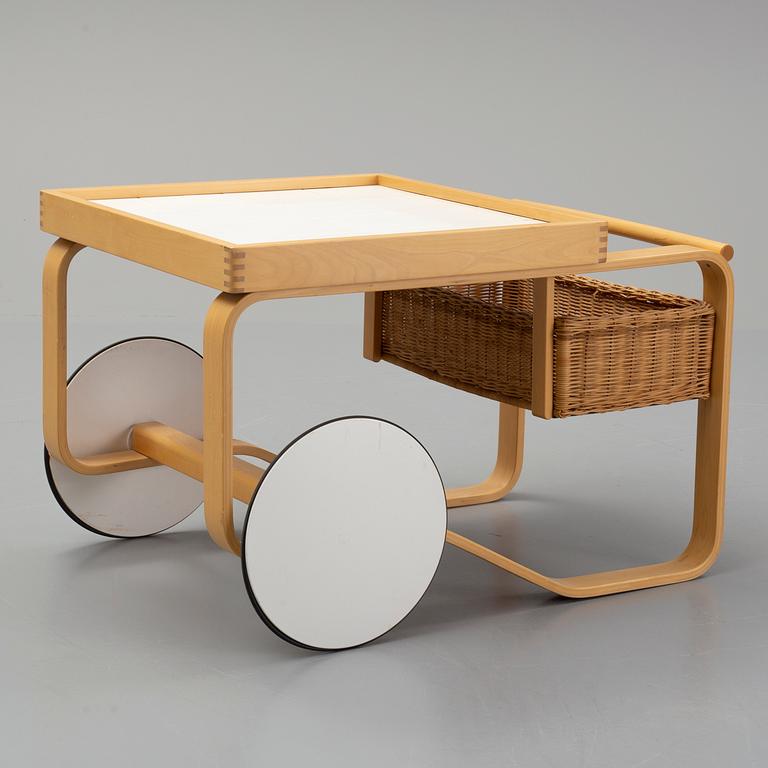 Alvar Aalto, a birch drinks trolley model 900, Artek, Finland.