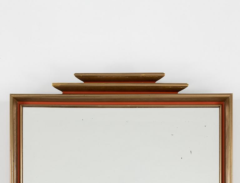 An Art Deco mirror, possibly J.A Edenholm Guldlistfabrik, first half of the 20th century.