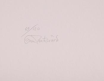 OSCAR REUTERSVÄRD, 2 st, färglitografier, signerade och numrerade 69/150.