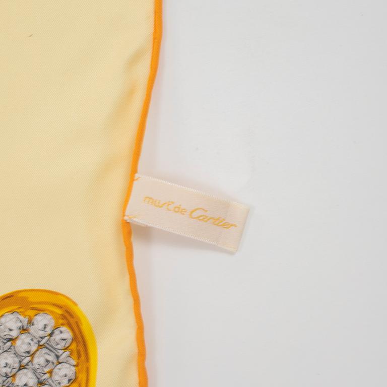 Cartier, scarf.