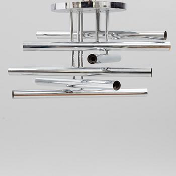 Ceiling lamp, 1970s, Italy.