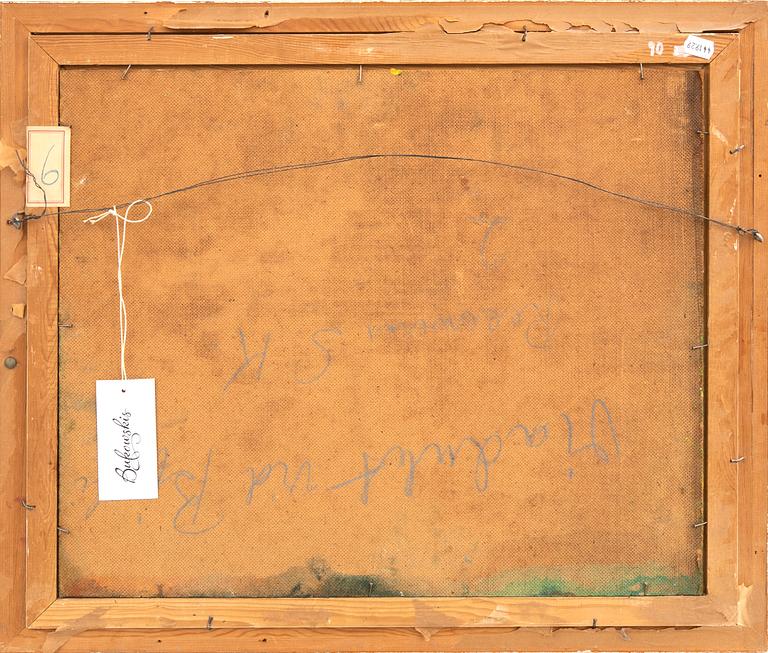 Gunnar Jonn,  oil on panel signed and dated 54.