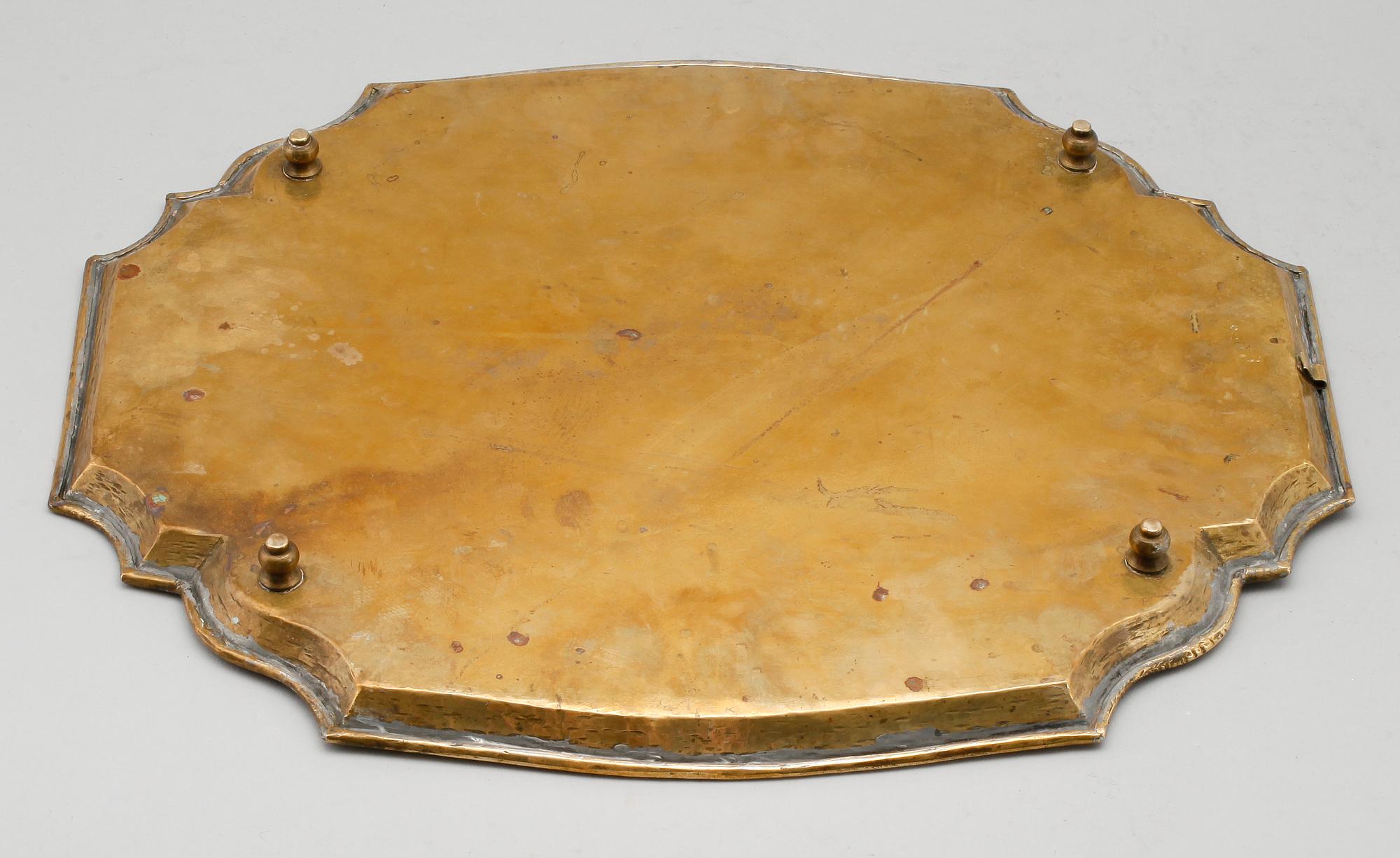 BRICKA, mässing, 1800-tal.