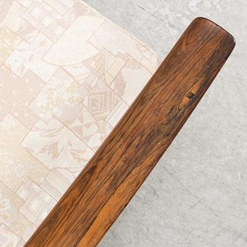 A pair of rosewood armchairs, Bröderna Andersson, 1950's/60's.