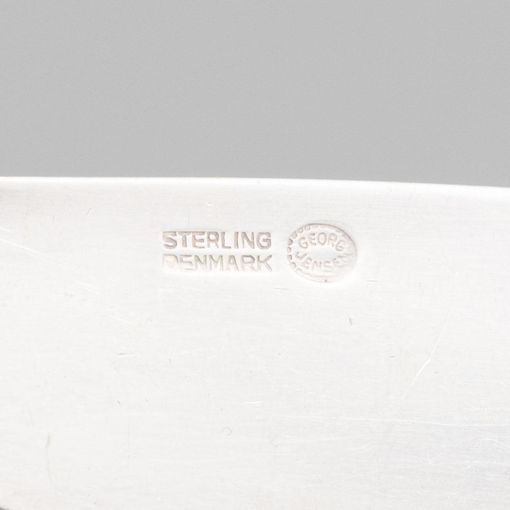 Tias Eckhoff, bestickuppsättning, 81 delar, sterlingsilver, "Cypress", Georg Jensen, Köpenhamn, Danmark.