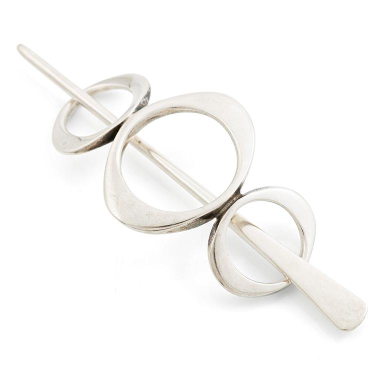 Sven-Erik Högberg, a hairpin, sterling silver, Gothenburg 1977.