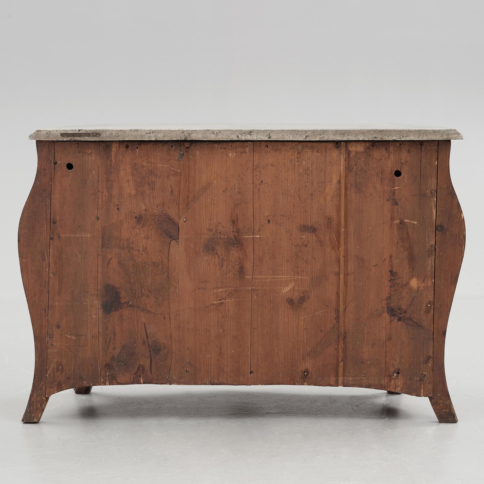 BYRÅ. Stockholmsarbete, 1700-talets andra hälft. Rokoko.