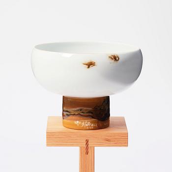 Carl-Harry Stålhane, a unique stoneware bowl, Rörstrand.