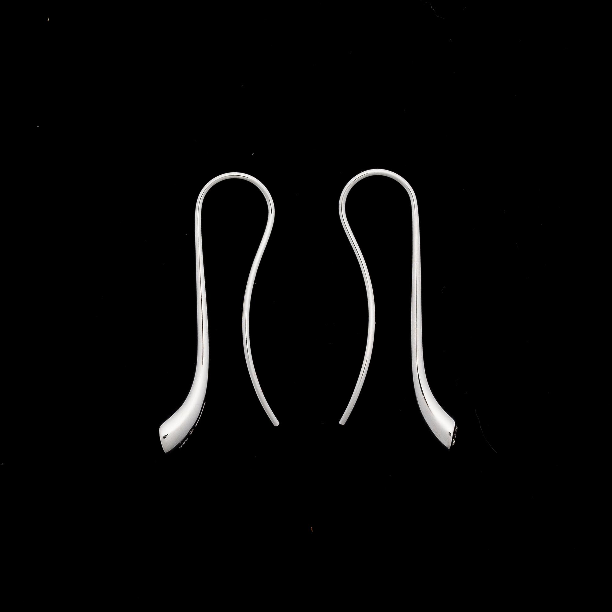 GEORG JENSEN, korvakorut "Magic", briljanttihiotut timantit, 18K valkokultaa.