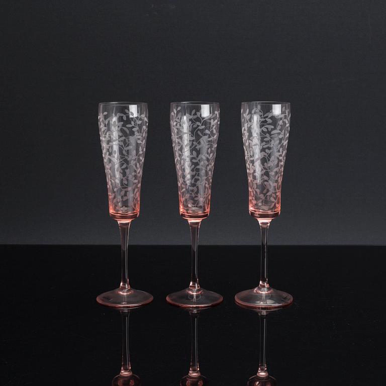 CHAMPAGNEGLAS, 25 st Boda Nova.