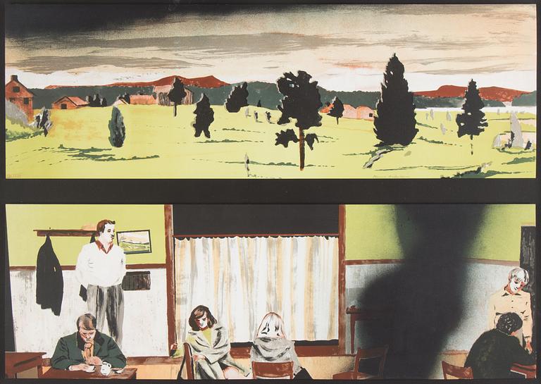 KARIN MAMMA ANDERSSON, colour lithograph, signed and numbered 131/150.