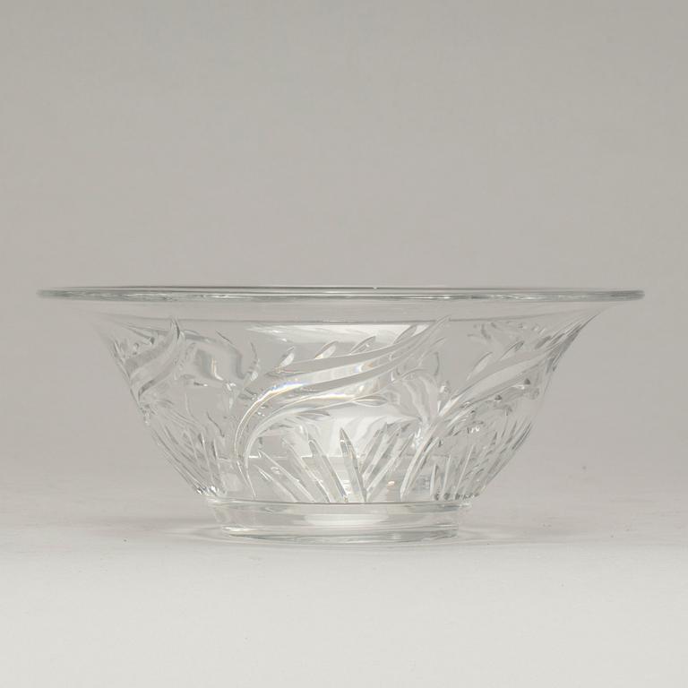 SKÅL, glas. "Idealblad", Evald Dahlskog, Kosta. Signerad.