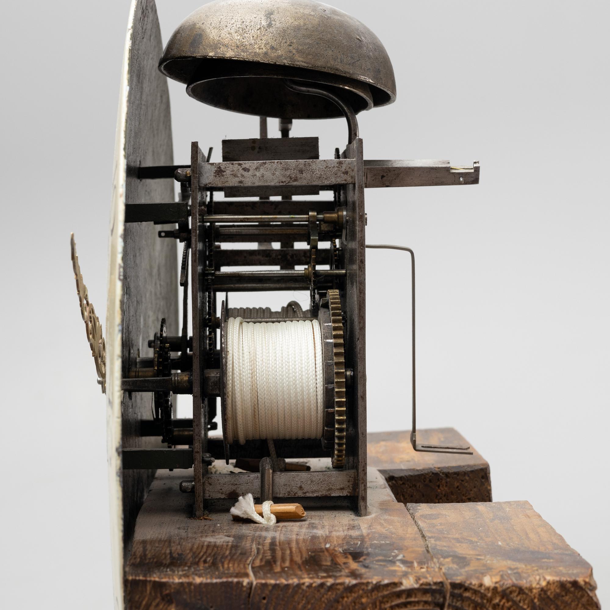 A Swedish Rococo longcase clock by Eric Wasberg, Eskilstuna (1731-1774).